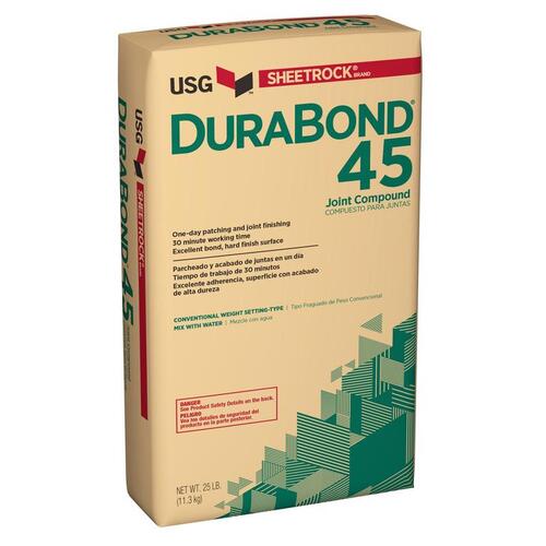 USG 381110 Joint Compound Durabond 45 Natural All Purpose 25 lb Natural