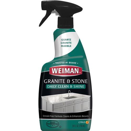 Granite Cleaner and Polish Citrus Scent 24 oz Liquid - pack of 6