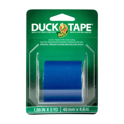 Duct Tape 1.88" W X 5 yd L Blue Solid Blue