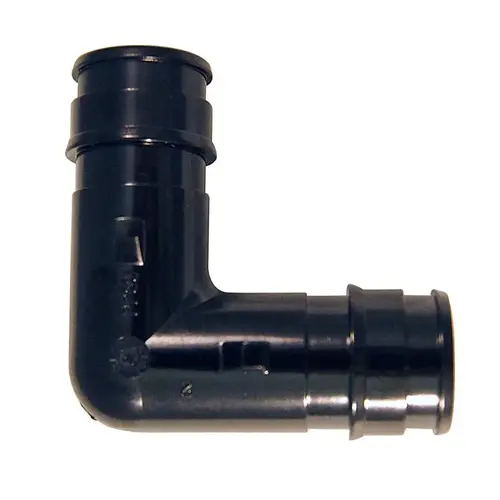 Apollo Valves EPXPAE1210PK ExpansionPEX Series Pipe Elbow, 1/2 in, Barb, 90 deg Angle, Poly Alloy, 200 psi Pressure Black - pack of 10