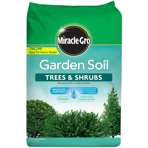 Miracle-Gro 70356430 Garden Soil, 1.5 cu-ft Coverage Area, Brown Bag