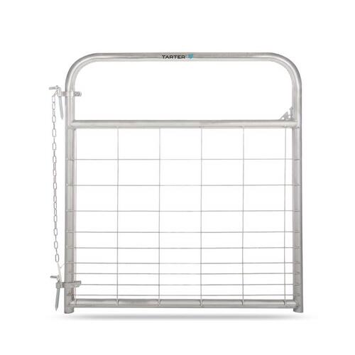 Tarter WG4 Wire Filled Gate 50" H X 1.75" W X 4 ft. L Galvanized Steel Silver