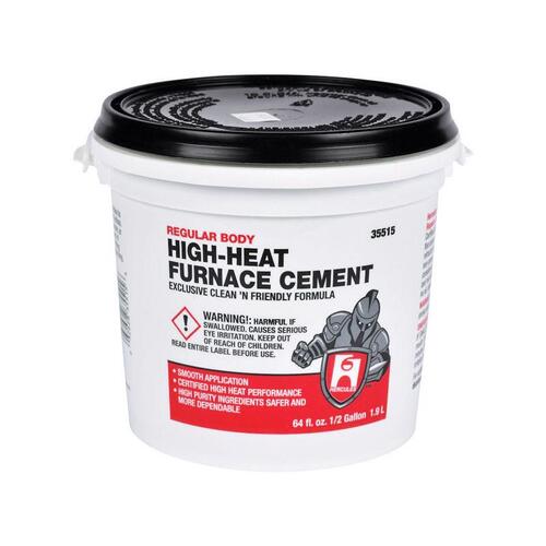 High Heat Furnace Cement Oatey White For Furnace 1/2 gal White