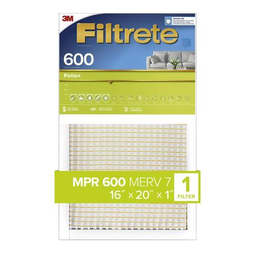 FILTER AIR POLLEN 16X20X1IN - pack of 4