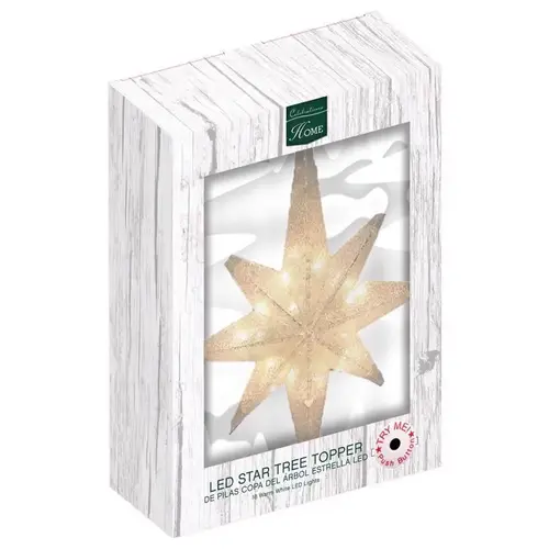 Tree Topper LED Warm White Star 12" Warm White