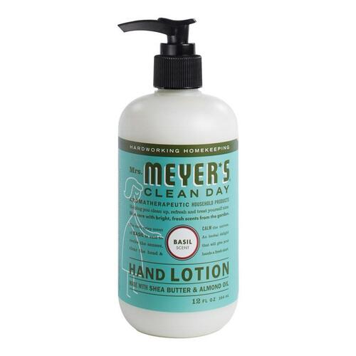 Hand Lotion Mrs. Meyer's Clean Day Basil Scent 12 oz - pack of 6