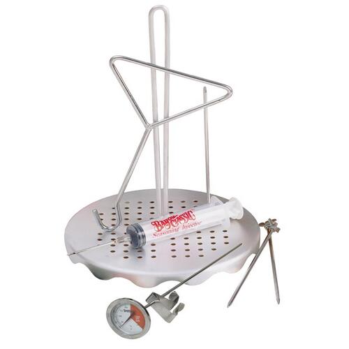 Poultry Rack Stainless Steel 9.75" L X 9.5" W Silver