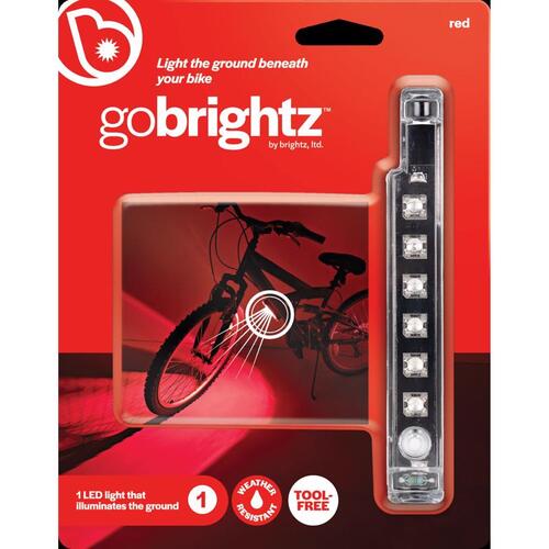 Brightz L2002 LED Bicycle Light bike lights ABS Plastics/Electronics Red