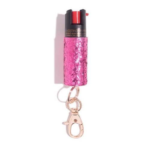 Blingsting SCP PNKG-XCP4 Pepper Spray Super-cute Pink Plastic Pink - pack of 4