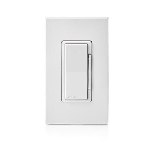 Dimmer Switch Decora White 600 W Toggle Smart-Enabled White