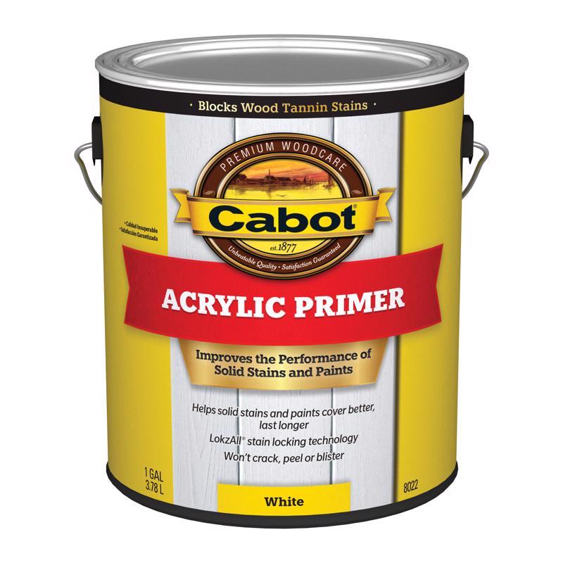 Cabot 140.0008022.007 Problem-Solver 140.000.007 Exterior Primer, White, 1 gal