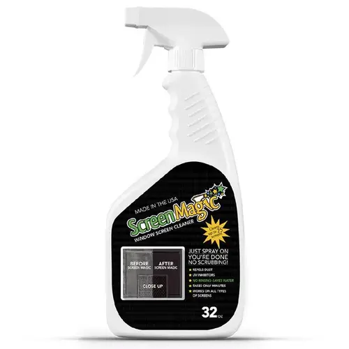 Screen Magic SM32T Window Screen Cleaner 32 oz Liquid