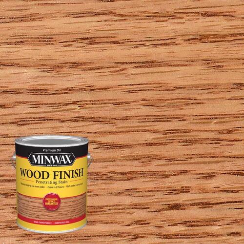 Penetrating Stain Wood Finish Semi-Transparent Sedona Red Oil-Based 1 gal Sedona Red