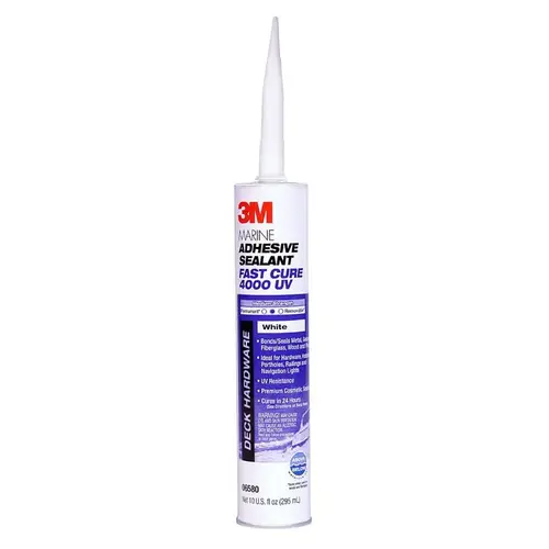 Adhesive/Sealant White Paste 0.1 gal Cartridge