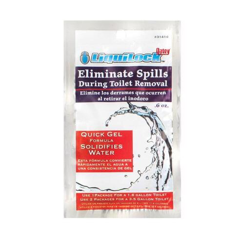 Liquilock Series Water Absorbing Crystal, White