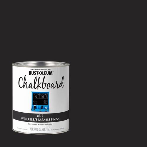 Rust-Oleum 206540 SPECIALTY Chalkboard Paint Black, Mild, Black, Can, 30 oz