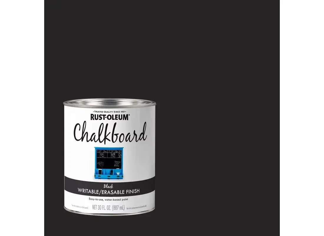 Rust-Oleum 301450 SPECIALTY Chalkboard Paint Black, Mild