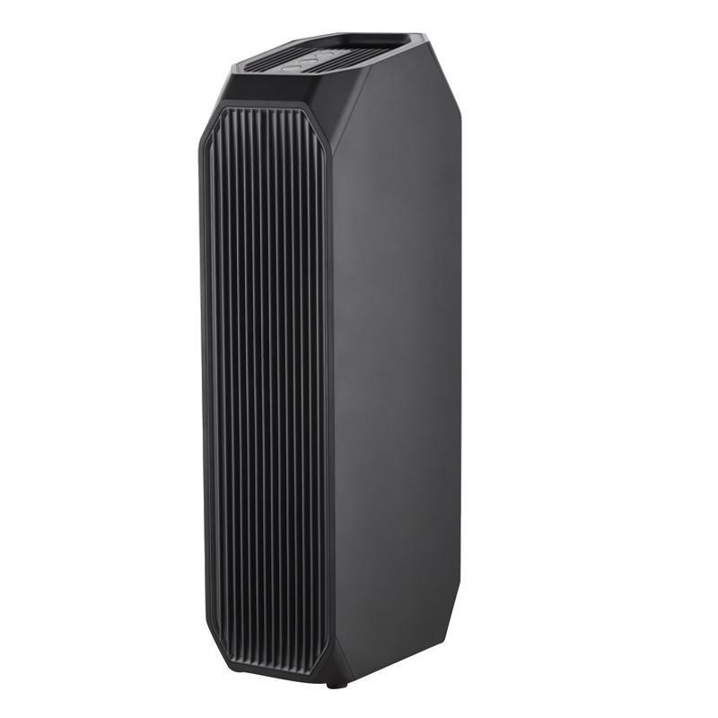 Perfect Aire 1PAPUV27 3-In-1 HEPA/Carbon 222 Sq. Ft. Tower Air Purifier with UV Sanitizer Black