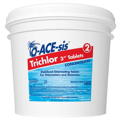 O-ACE-sis TF008025025OAC Trichlor 3" Tablet 25 lb