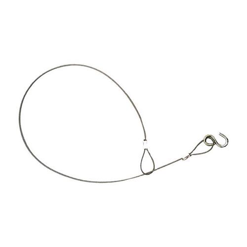 Feeder Cable and Hook 32" H Silver