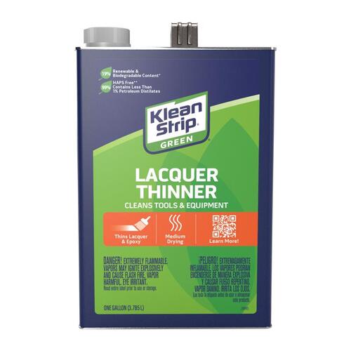 Lacquer Thinner, 1 gal Can, Water White - pack of 4