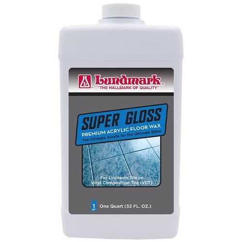 Lundmark 3202F32-6 Anti-Slip Floor Wax Super Gloss Liquid 32 oz Super Gloss