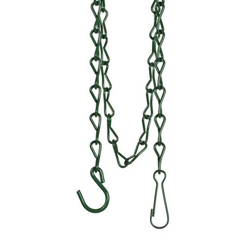 Hanging Chain, Rust-Resistant, Metal, Garden Green, Powder-Coated