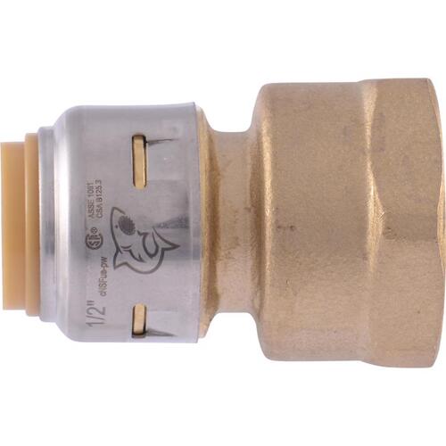 Reducing Connector, 1/2 x 3/4 in, FNPT, Brass, 200 psi Pressure