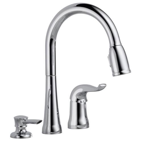 Pull-Down Kitchen Faucet Kate One Handle Chrome Chrome