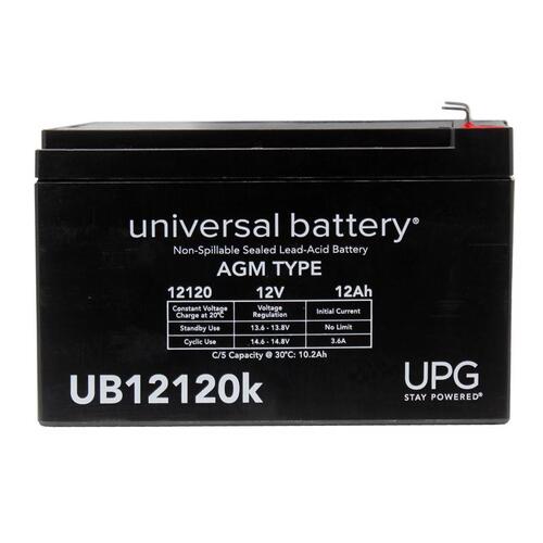 UPG 86448 Lead Acid Battery U12120 12 Ah