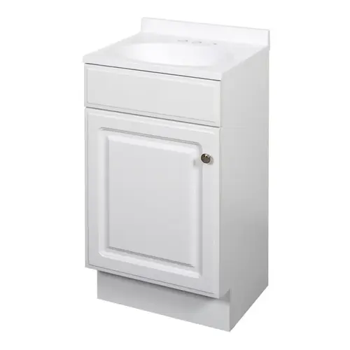 Zenith RBC18WW Vanity Combo Single White 18" W X 16" D X 35" H White