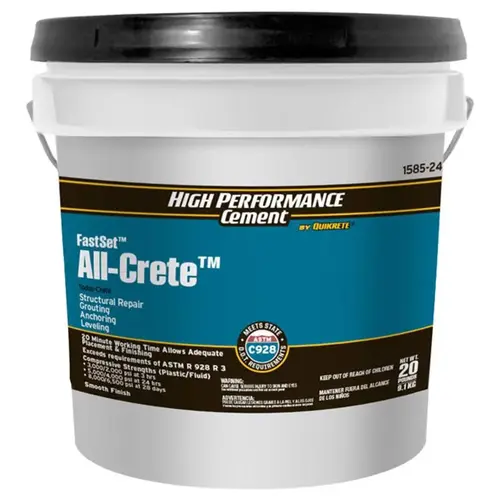 Anchoring Cement FastSet All-Crete 20 lb Smooth