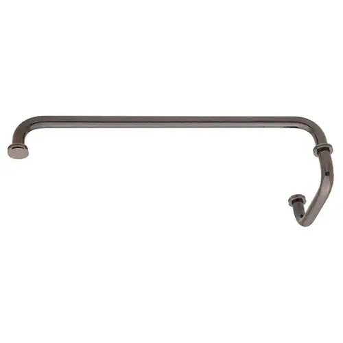 Gun Metal 24" Towel Bar With 6" Pull Handle Combination Set