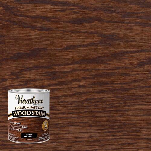 Wood Stain, Dark Walnut, Liquid, 1 qt, Can - pack of 2