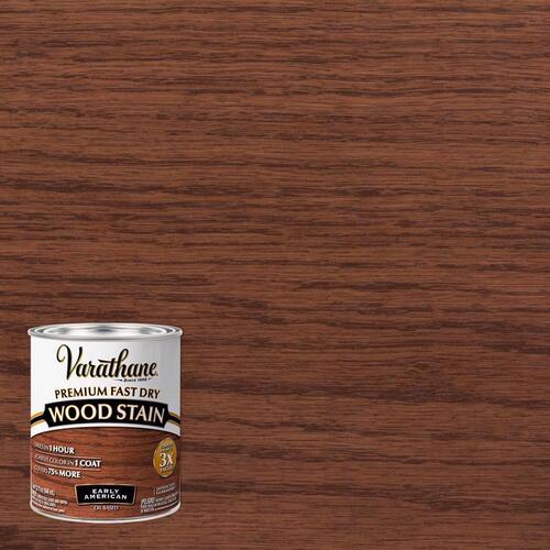 Fast Dry Wood Stain Premium Early American Oil-Based 1 qt Early American