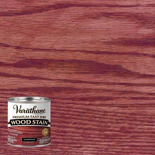 Fast Dry Wood Stain Premium Cabernet Oil-Based 0.5 pt Cabernet