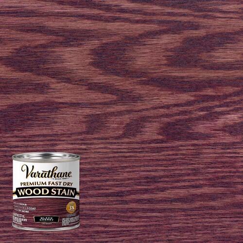 Fast Dry Wood Stain Premium Black Cherry Oil-Based 0.5 pt Black Cherry