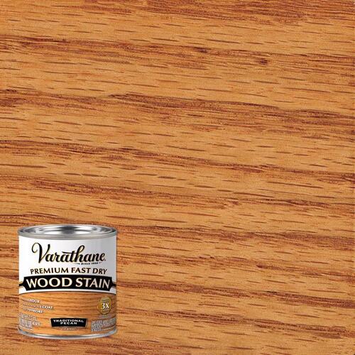 Wood Stain, Traditional Pecan, Liquid, 0.5 pt, Can - pack of 4