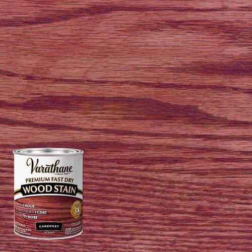 Wood Stain, Cabernet, Liquid, 1 qt, Can