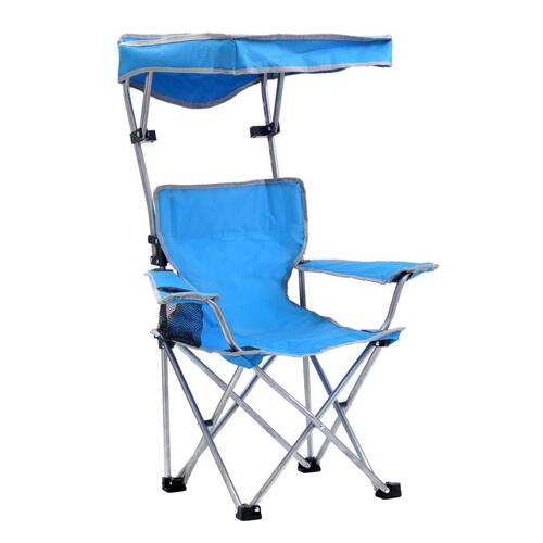 Kid's Folding Chair Blue Canopy