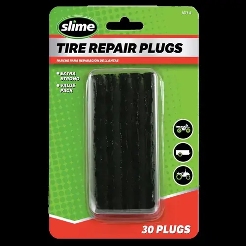 Slime 1031-A Tire Repair Plug Black