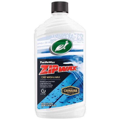 TURTLE WAX T75A Quick & Easy Car Wash Concentrate, 16 fl-oz Bottle, Liquid, Lemon