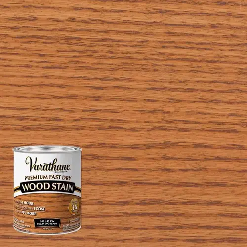 Wood Stain, Golden Mahogany, Liquid, 1 qt, Can - pack of 2