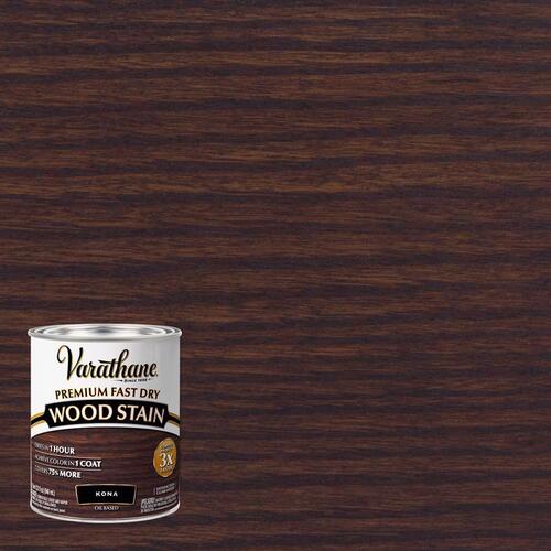 Wood Stain, Kona, Liquid, 1 qt, Can - pack of 2