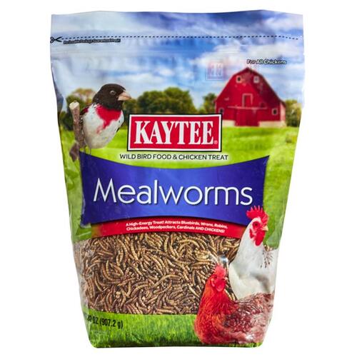 Mealworms Wild Bird/Poultry Dried Mealworm 32 oz