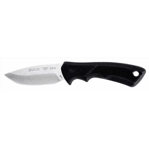 Buck Knives 11557 Fixed Blade Knife Black 420 HC Stainless Steel 7.5"
