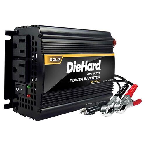 DieHard 71496 Power Inverter Gold 110 V 850 W 2 outlets Black