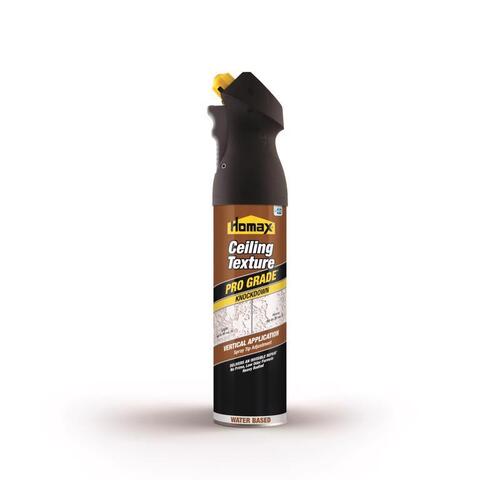 Homax 4665 Knockdown Ceiling Texture Spray Pro Grade Flat White 20 oz White