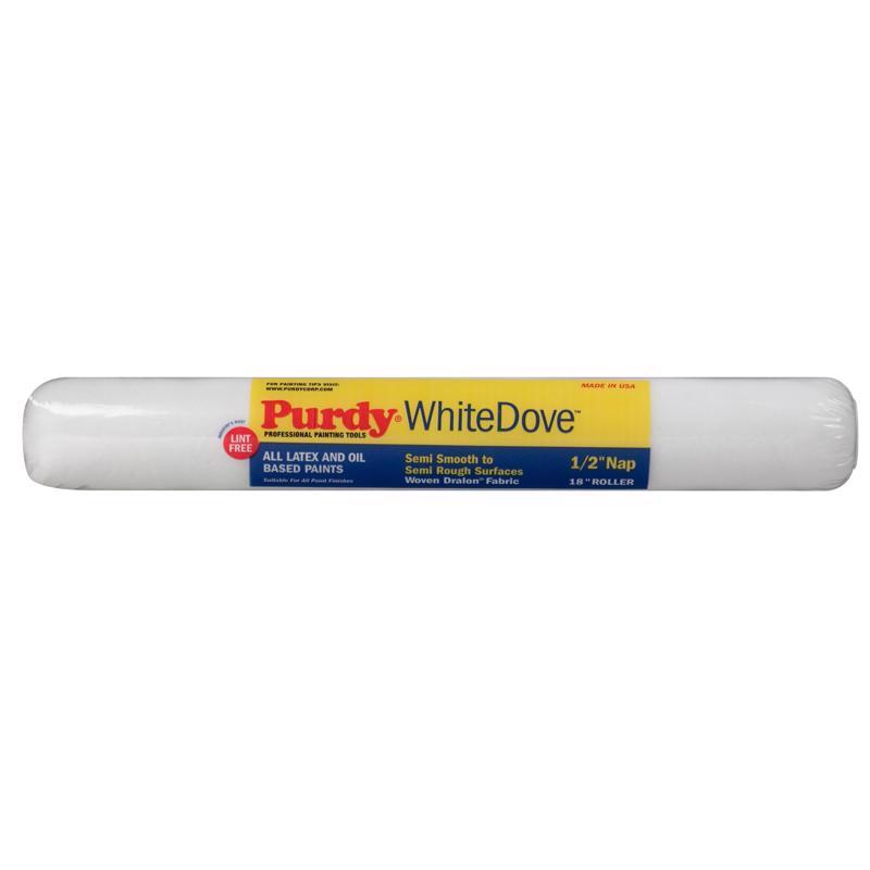 Purdy 14H670183 Paint Roller Cover White Dove Woven Fabric 18" W X 1/2" White