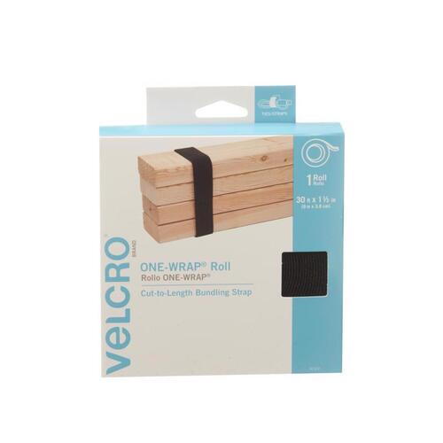 Velcro 91372 Strap ONE-WRAP Extra Large Nylon 360" L Black